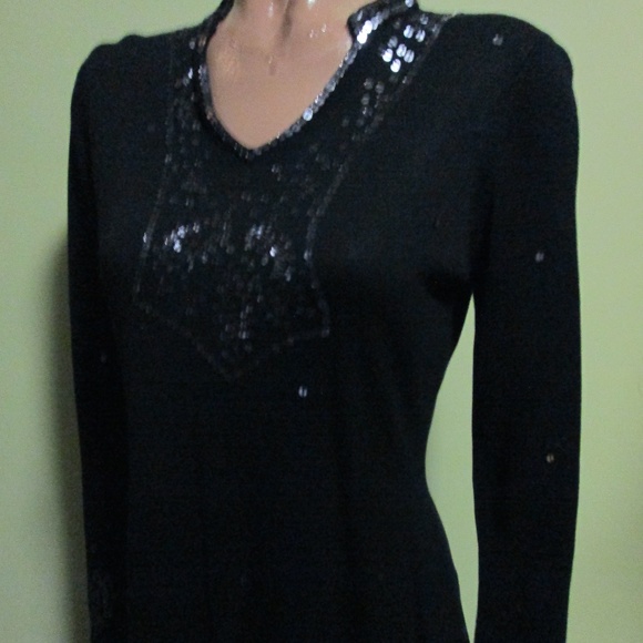 Michelle Nicole Sweaters - MICHELLE NICLE  TOP SEQUINS SILK